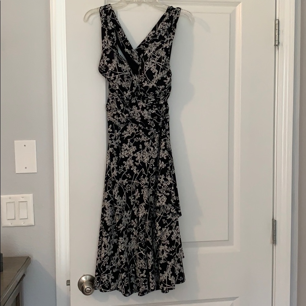 Black and white dress